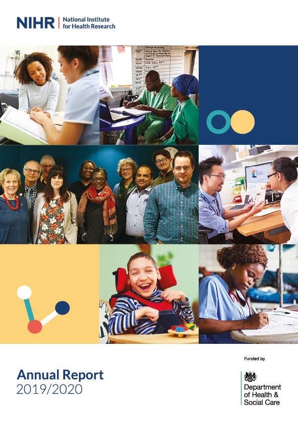Front cover of 19/20 NIHR Annual Report