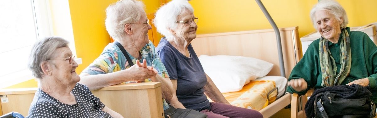 Ladies in care home
